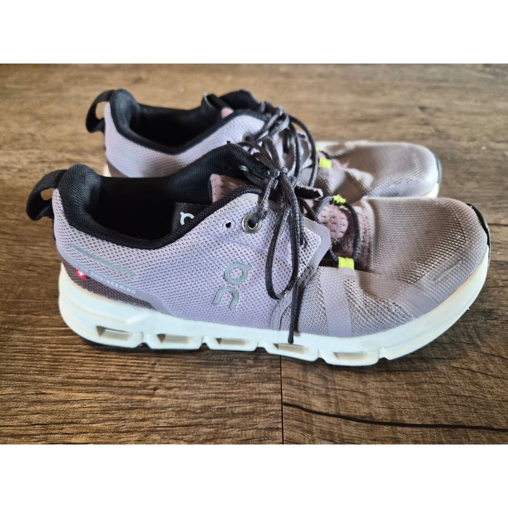 On Cloud Cloudflow Kids Running Shoes Purple Grey 4Y Sneakers
